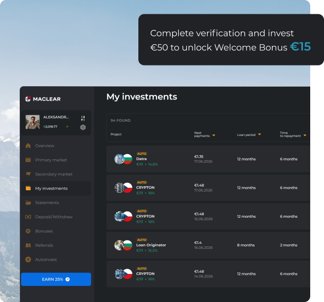 How to start investing on Maclear in three steps — crowdfunding websites